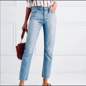 Madewell The Perfect Vintage Jean High Waist Distressed